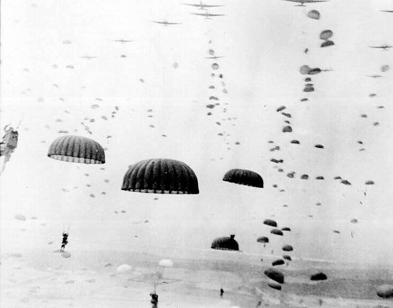 Paratroopers during Operation Market Garden